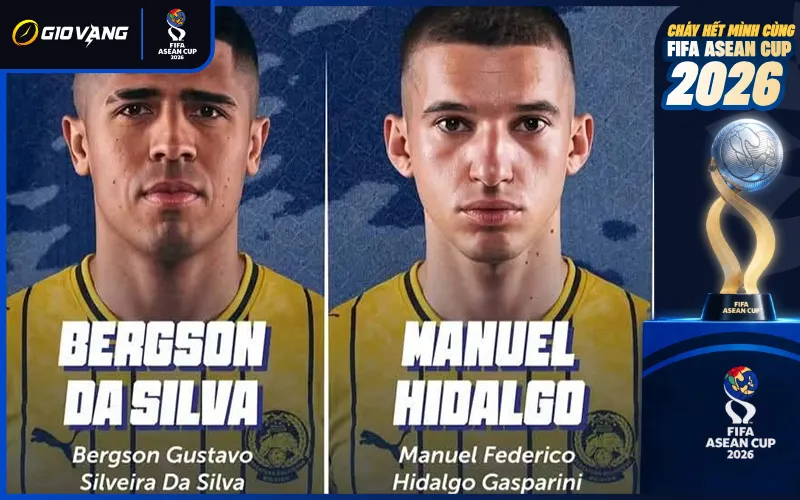Tiền đạo Bergson da Silva và Manuel Hidalgo tập luyện trong màu áo đội tuyển Malaysia