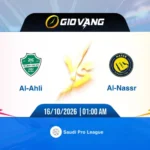 Soi kèo Al Ahli vs Al Nassr 01h00 ngày 16/10/2026 – VĐQG Ả Rập